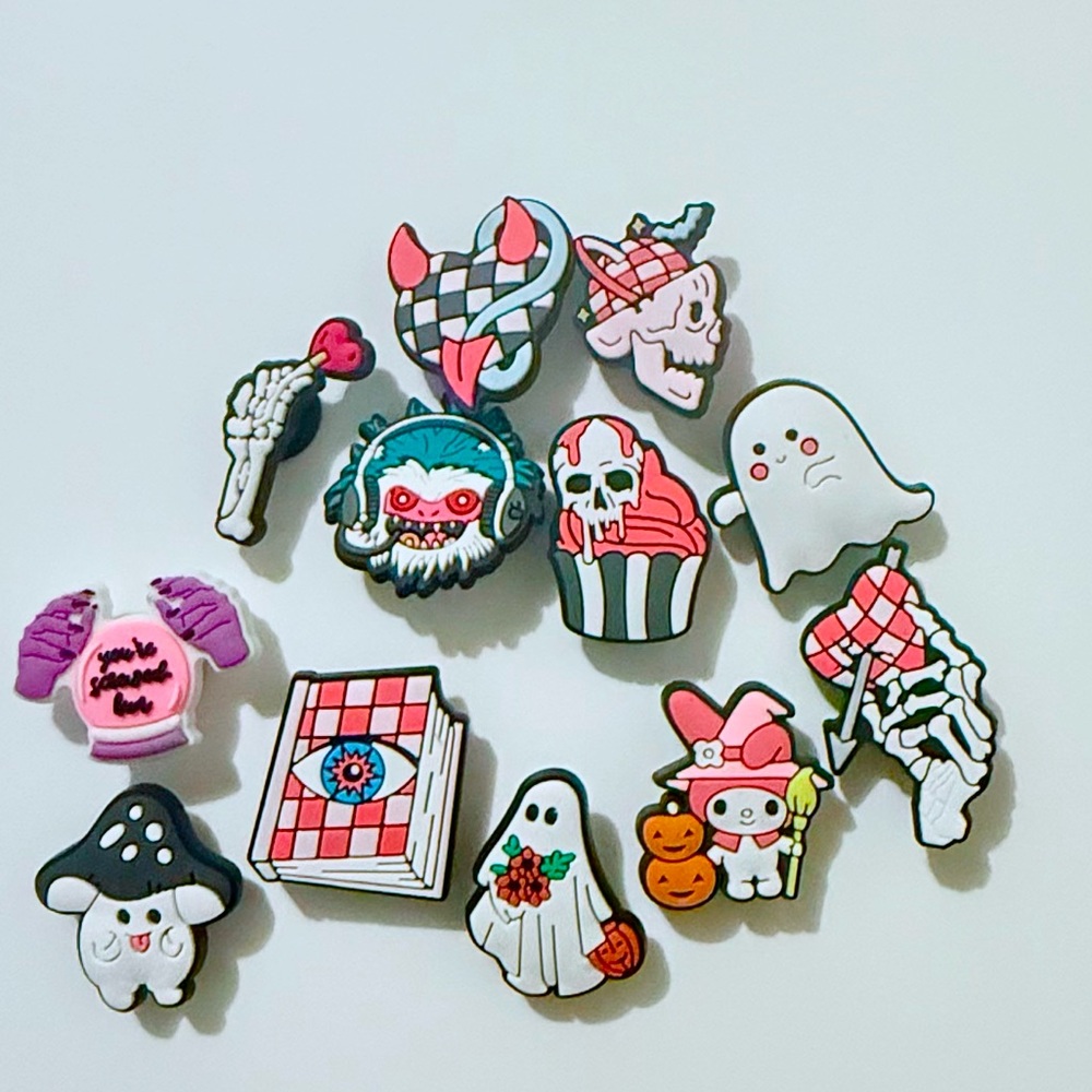 12 Halloween Croc Charms Jibbit Shoe Charm Disney Croc Charms
